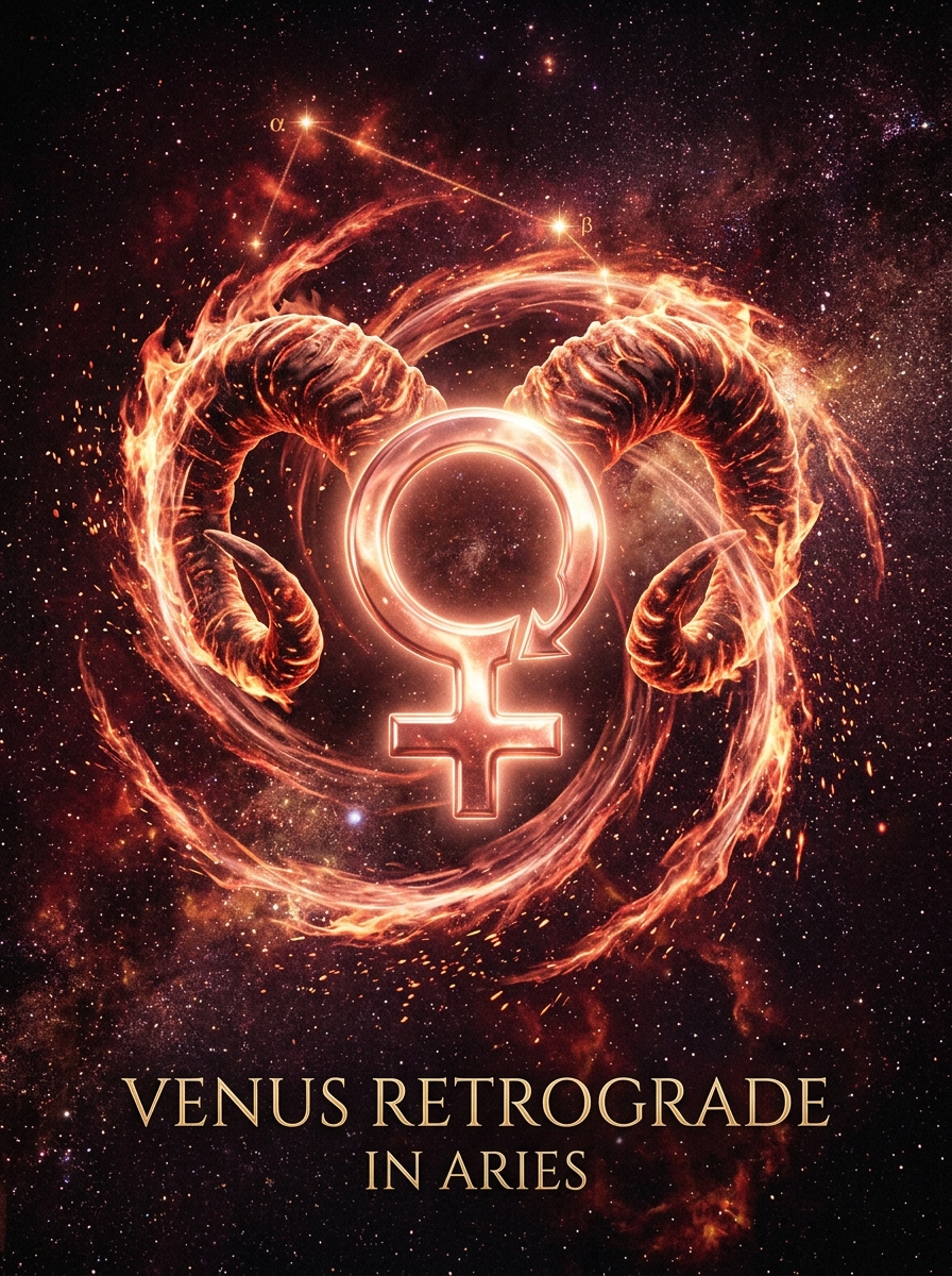 Venus Retrograde in Aries: Desire Under Revision