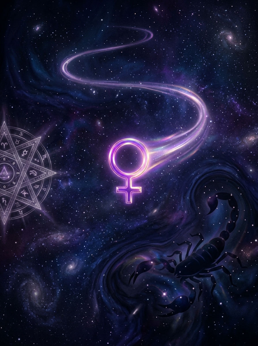 Venus Retrograde in Scorpio: Love, Power, and the Return to the Underworld