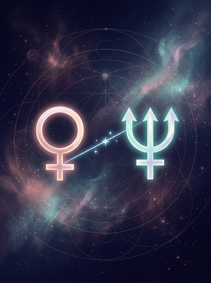 Venus Sextile Neptune: Grace, Longing, and the Beautiful Porosity of Love