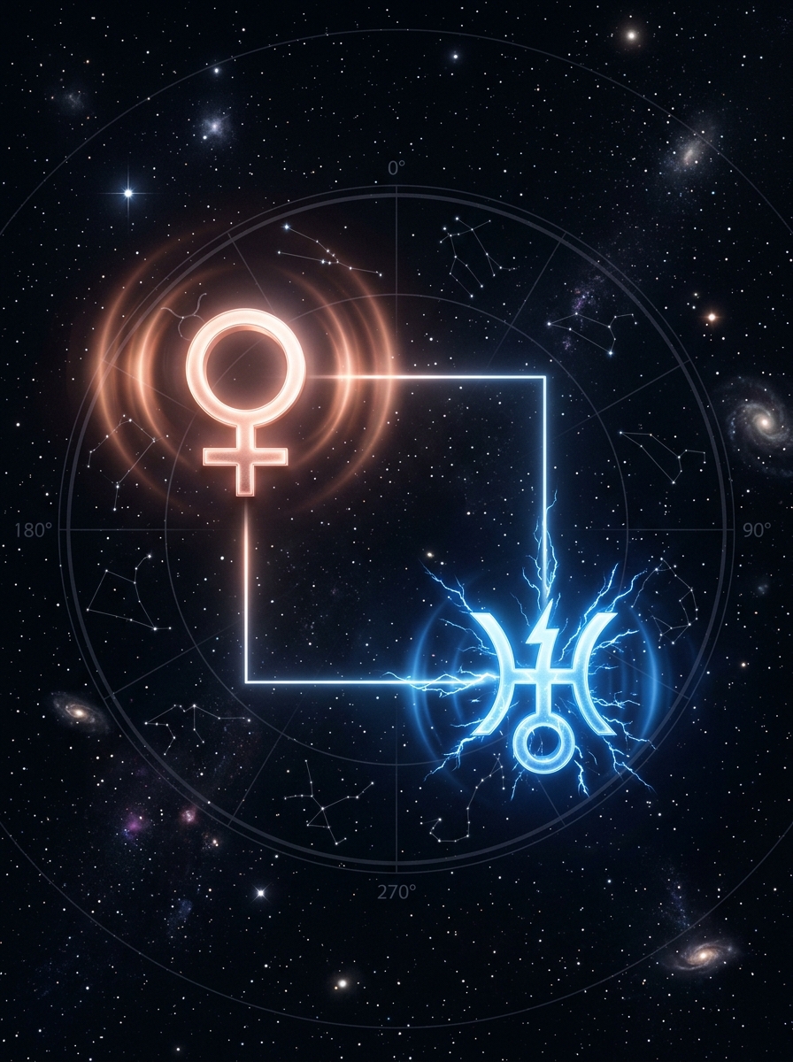 Venus Square Uranus: The Voltage of Unruly Desire