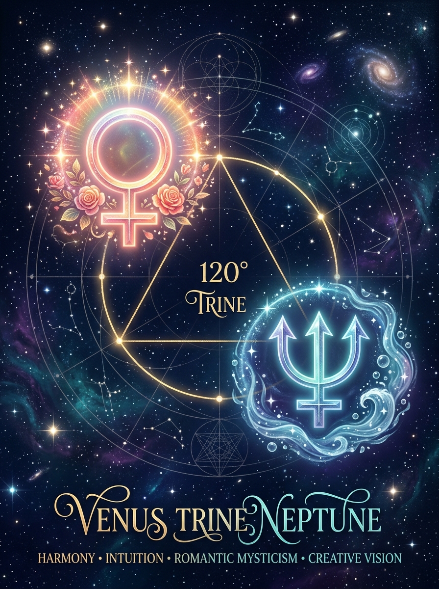 Venus Trine Neptune: Grace, Eros, and the Dreaming Heart
