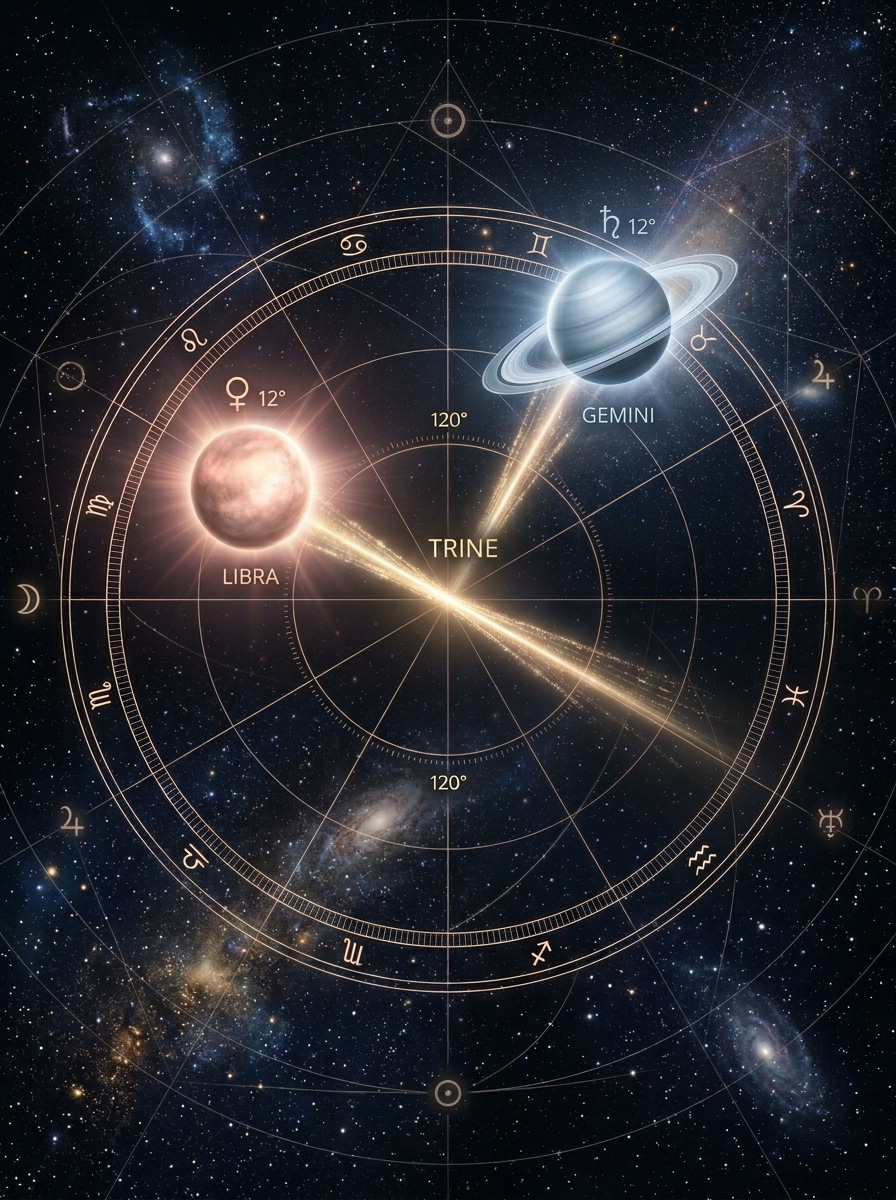 Venus Trine Saturn: The Discipline of Grace