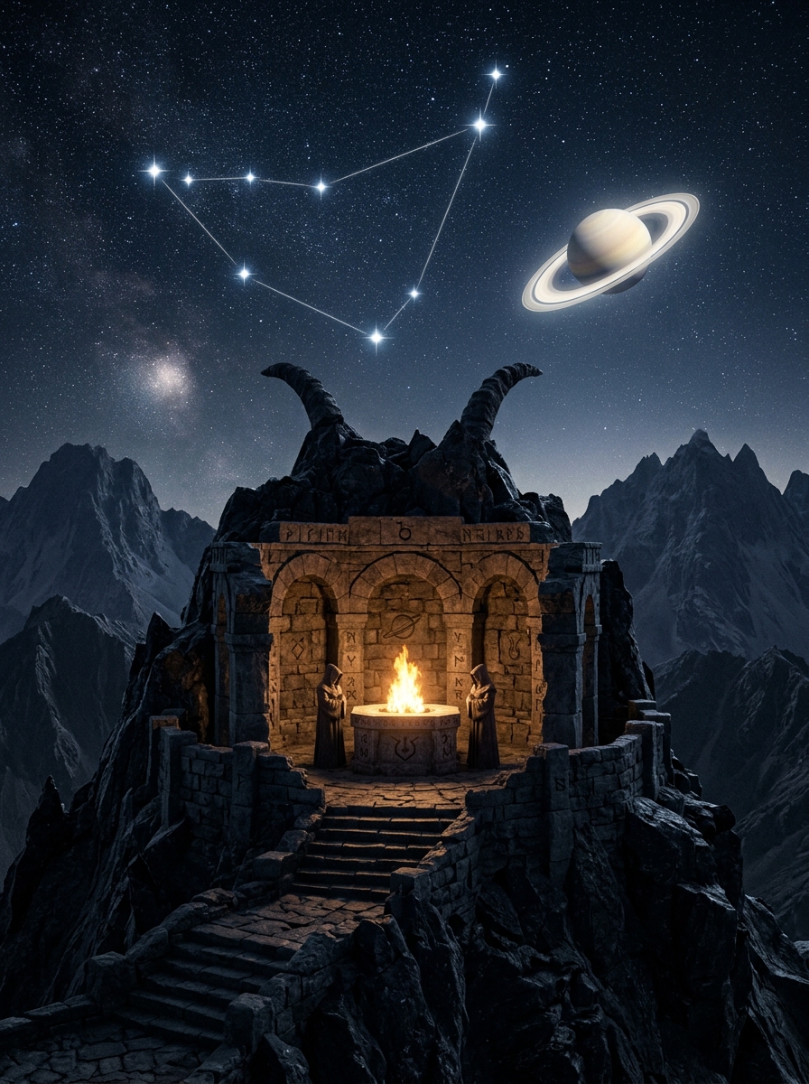 Vesta in Capricorn: The Sacred Flame in a Stone House