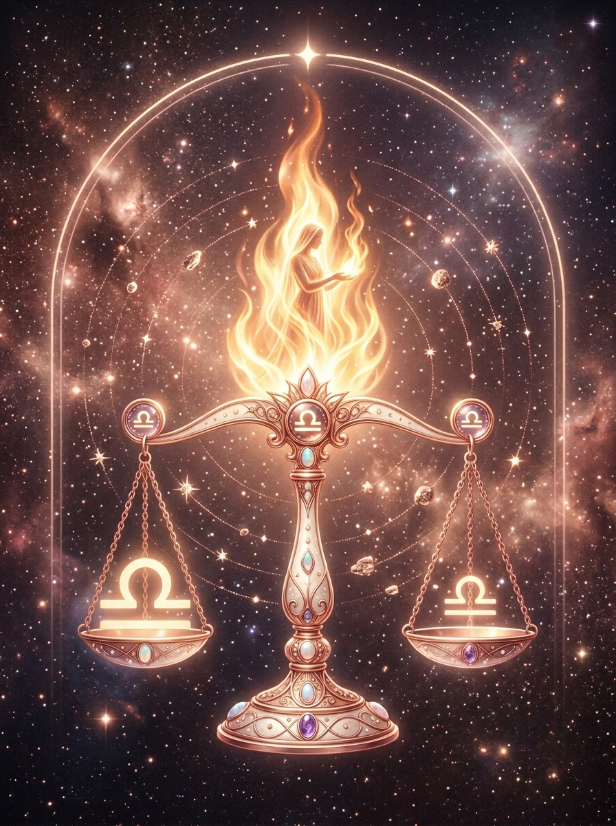 Vesta in Libra: The Sacred Flame of Devotion, Justice, and Grace