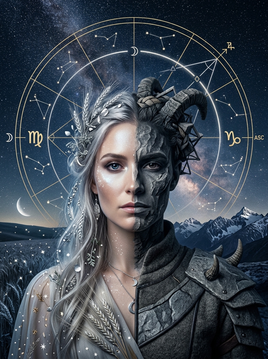 Virgo Moon, Capricorn Rising: The Quiet Discipline of Feeling