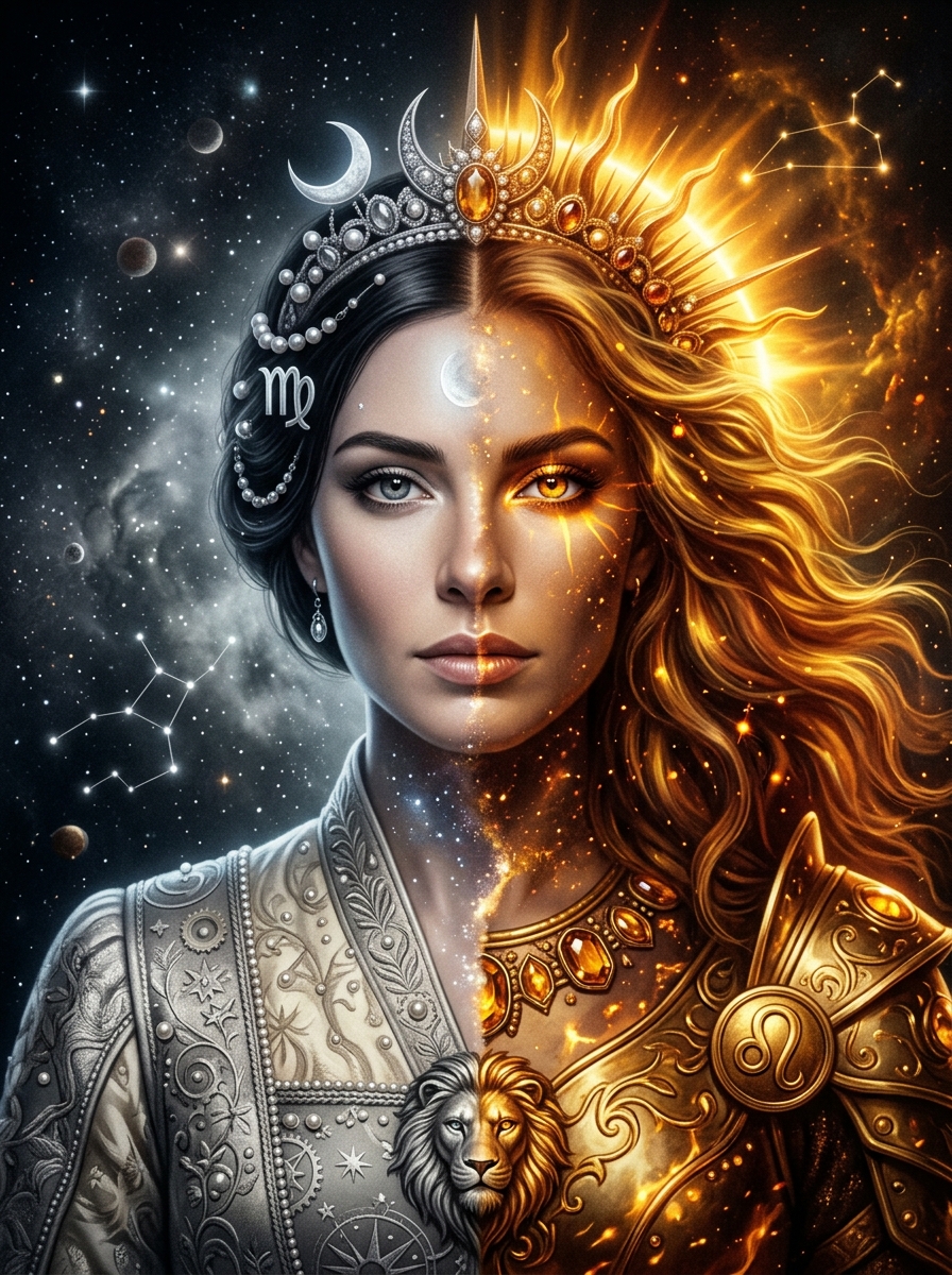 Virgo Moon, Leo Rising: The Heart That Performs Its Own Repair
