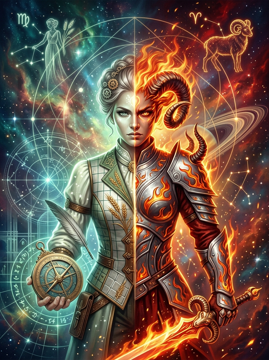 Virgo Sun Aries Moon: The Fiery Technician