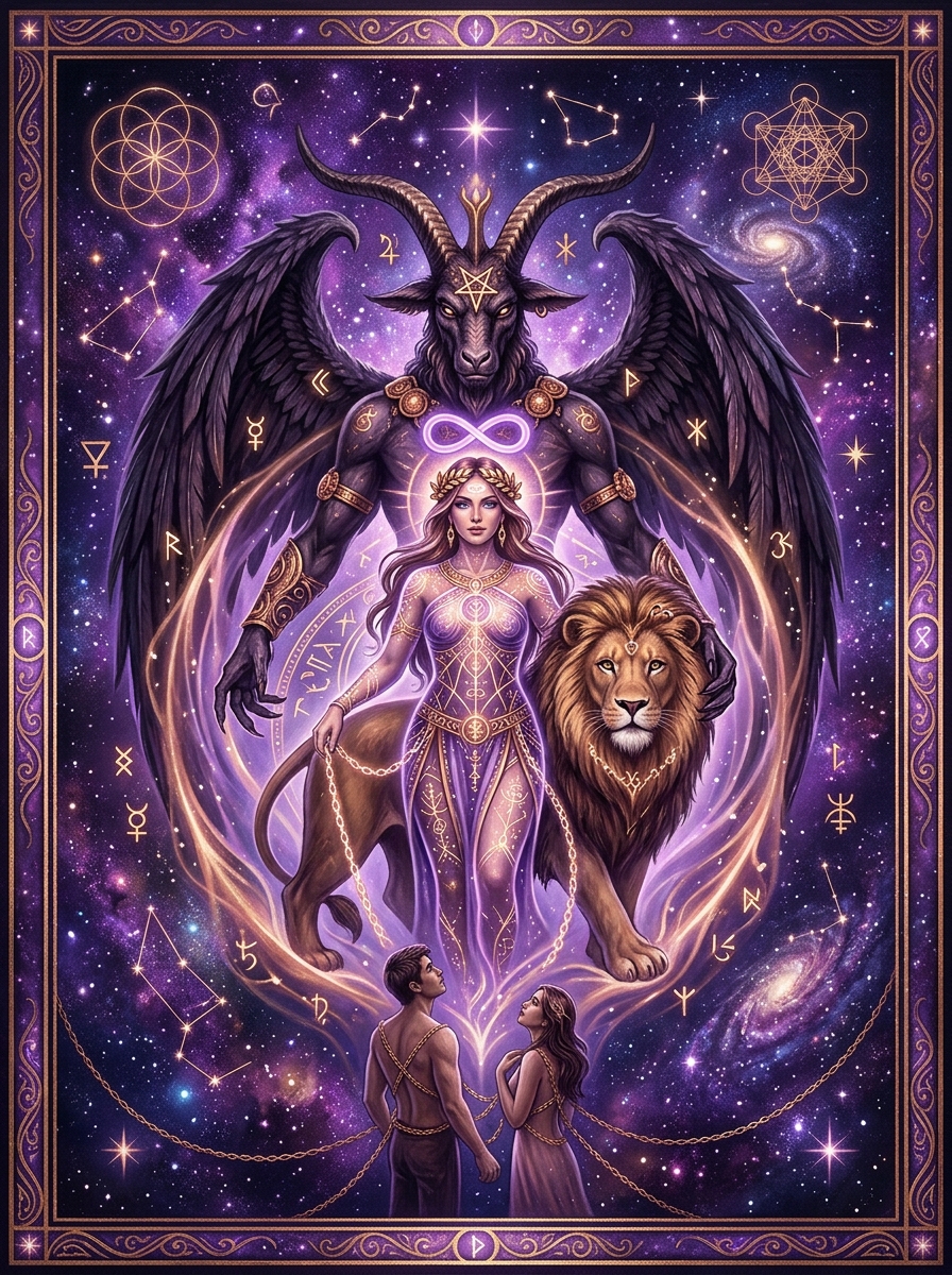 Combinación de La Fuerza y El Diablo en el Tarot: Alquimia, Pasión e Integración de la Sombra