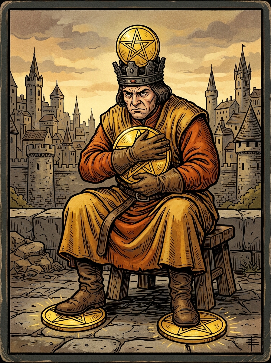 El Cuatro de Oros en el Tarot: Significado, Simbología e Interpretación Editorial