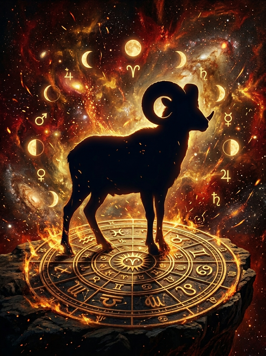 El Horóscopo de Aries: Tránsitos de Marte, Lunaciones Cardinales y el Camino del Héroe