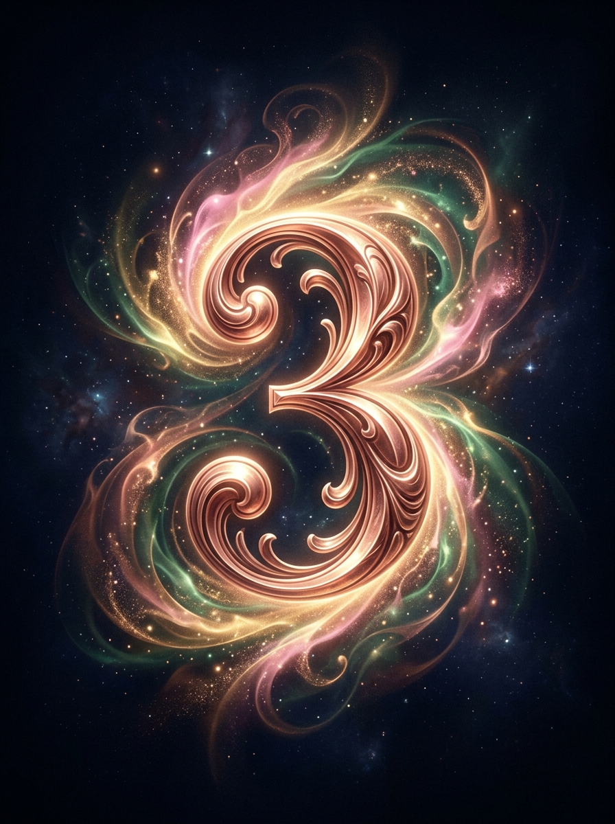 El número 3 en la numerología: Significado, arquetipo y poder creativo