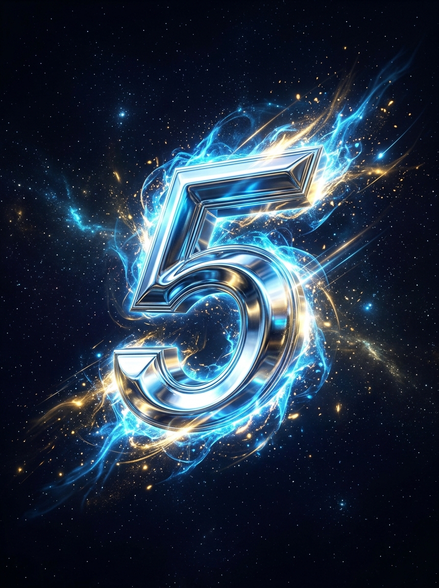 El número 5 en numerología: Significado, vibración y la búsqueda de la libertad
