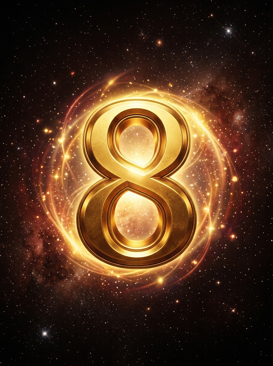 El Número 8 en la Numerología: Significado, Poder y Justicia Kármica