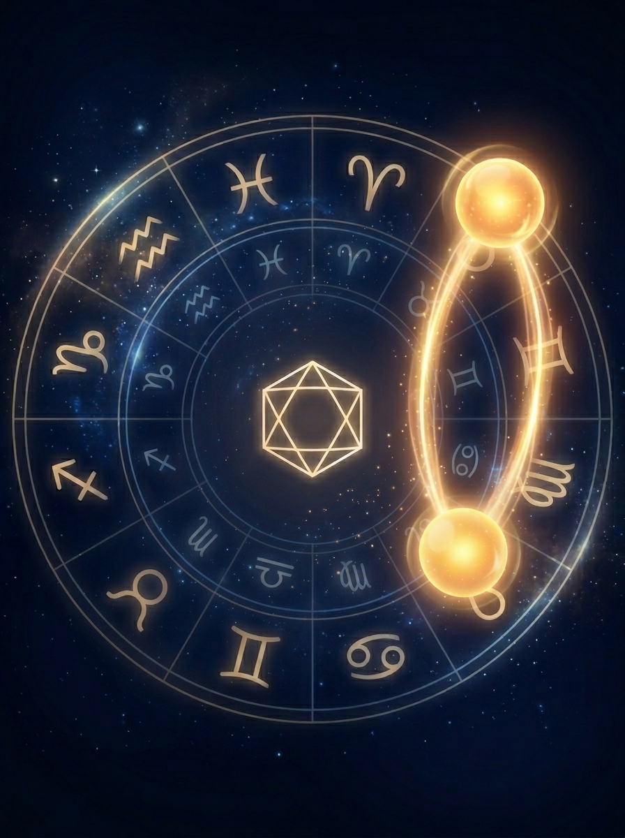 El Sextil en Astrología: Significado, Geometría Sagrada y Activación de Talentos Latentes