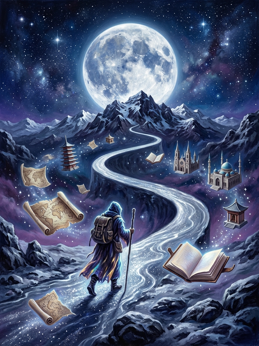 La Luna en la Casa 9: La Búsqueda Emocional de Sentido y Expansión