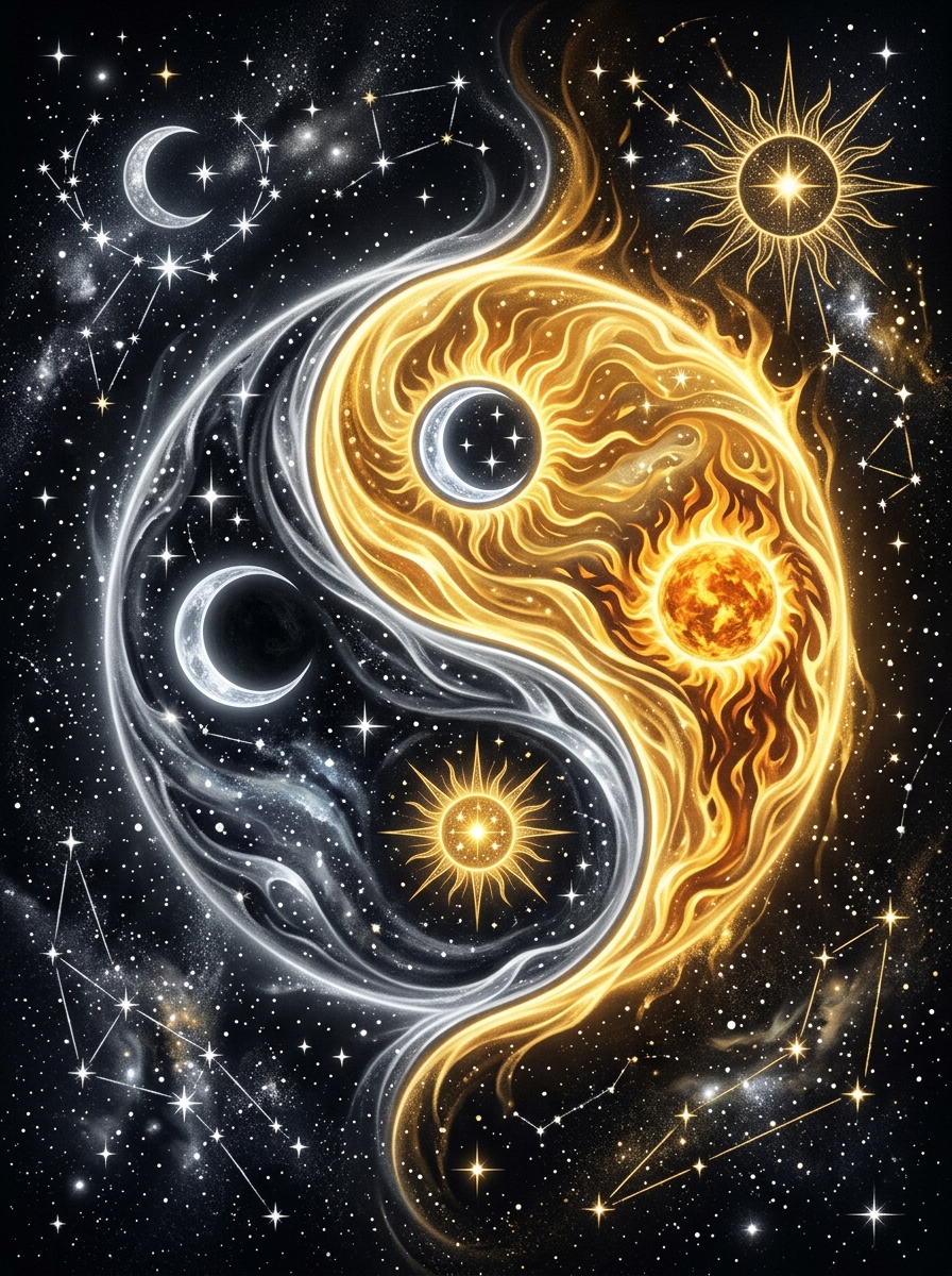 La Polaridad Astrológica: El Ritmo Binario del Cosmos y su Integración Psicológica