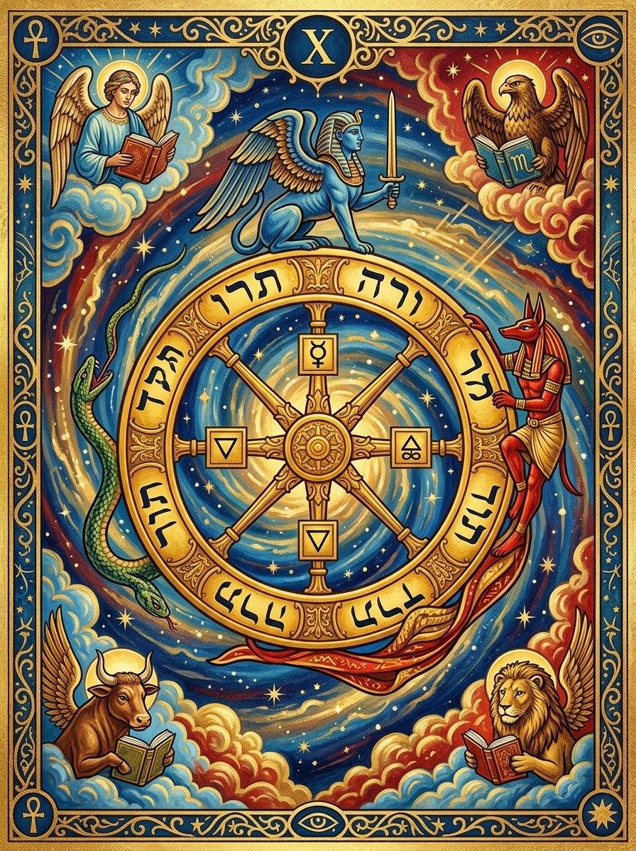 La Rueda de la Fortuna: Significado del Arcano Mayor X del Tarot