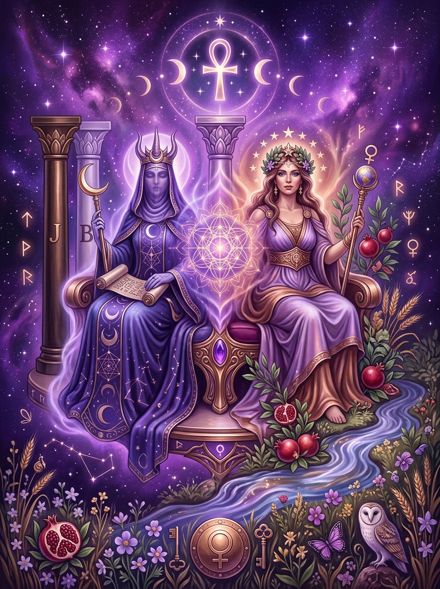 La Sacerdotisa y La Emperatriz en el Tarot: Sabiduría Oculta y Manifestación