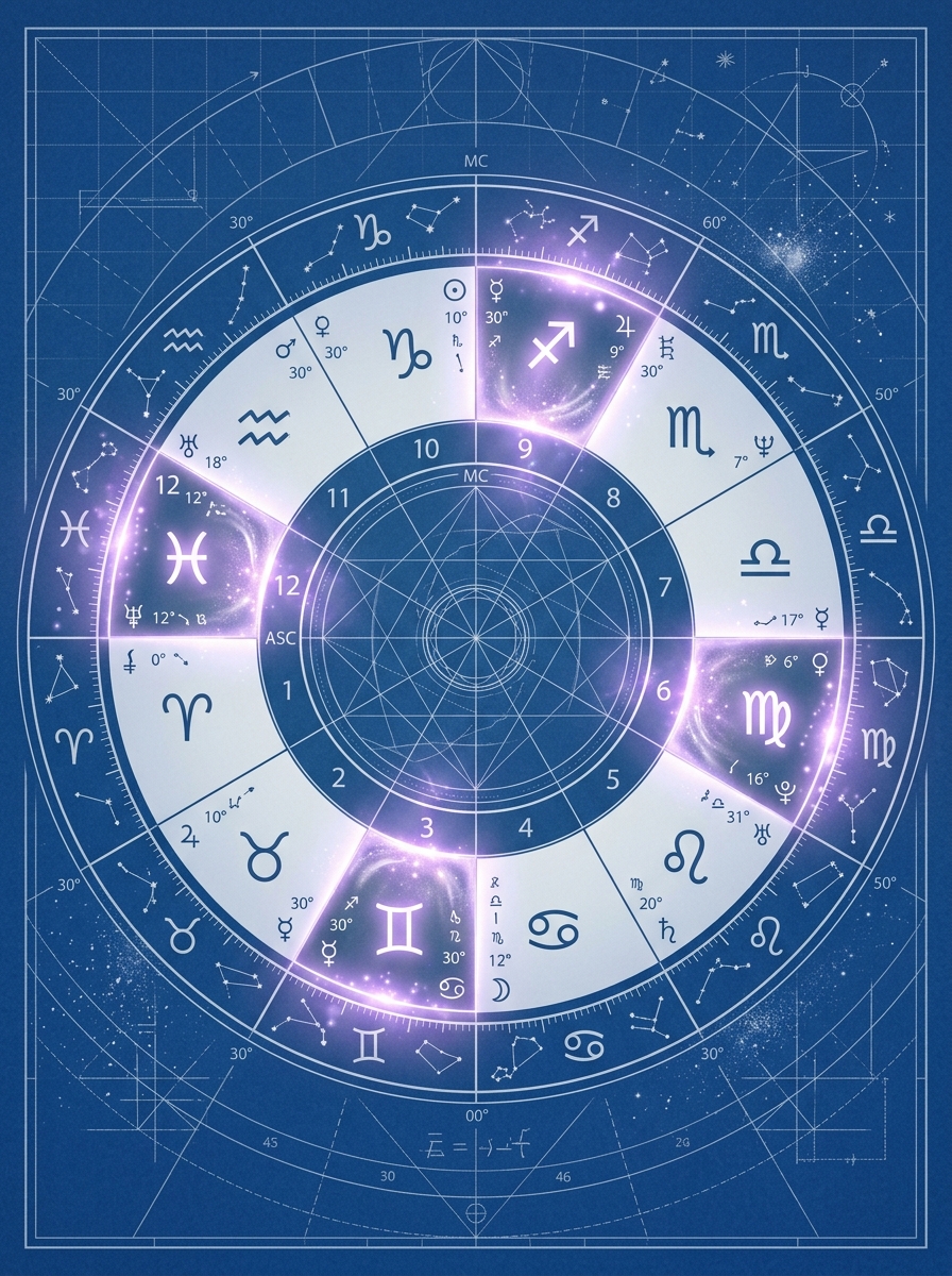 Las Casas Cadentes en Astrología: Significado, Historia y Evolución Psicológica