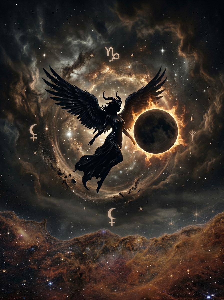 Lilith en Capricornio: la sombra del deber, el éxito y la soberanía madura