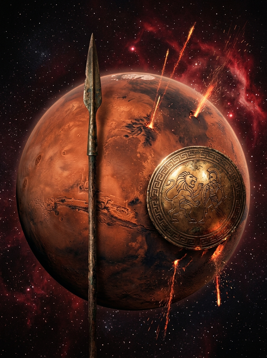 Marte en la Astrología: Acción, Voluntad y el Despertar de la Fuerza Interior