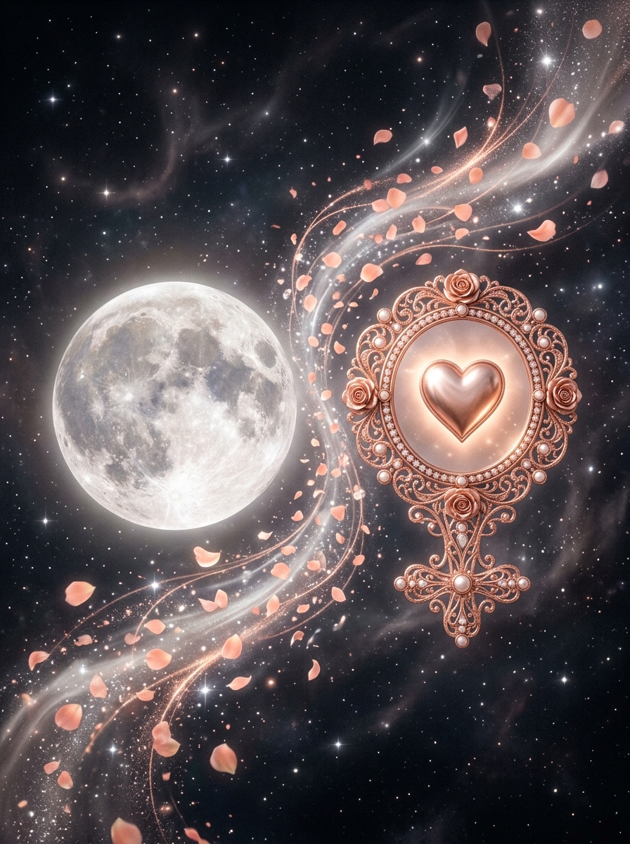 Sinastría Luna-Venus: El Refugio Afectivo y la Sintonía del Corazón