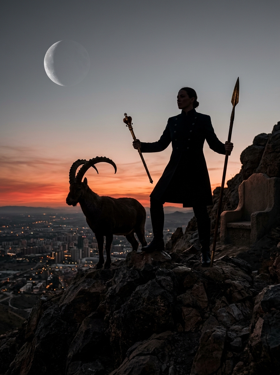 Sol en Aries y Luna en Capricornio: La Alquimia del Guerrero Ejecutivo