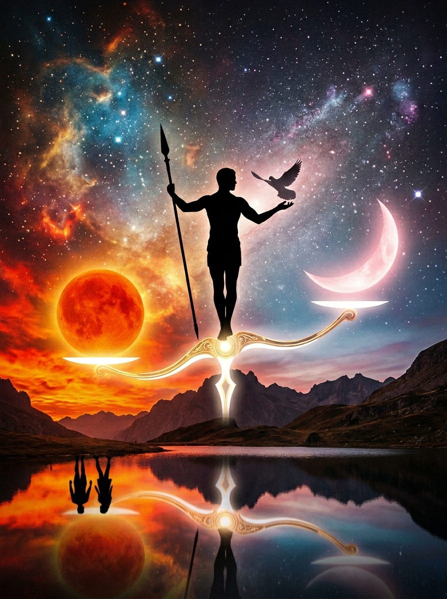 Sol en Aries y Luna en Libra: El Equilibrio entre la Autoafirmación y la Armonía