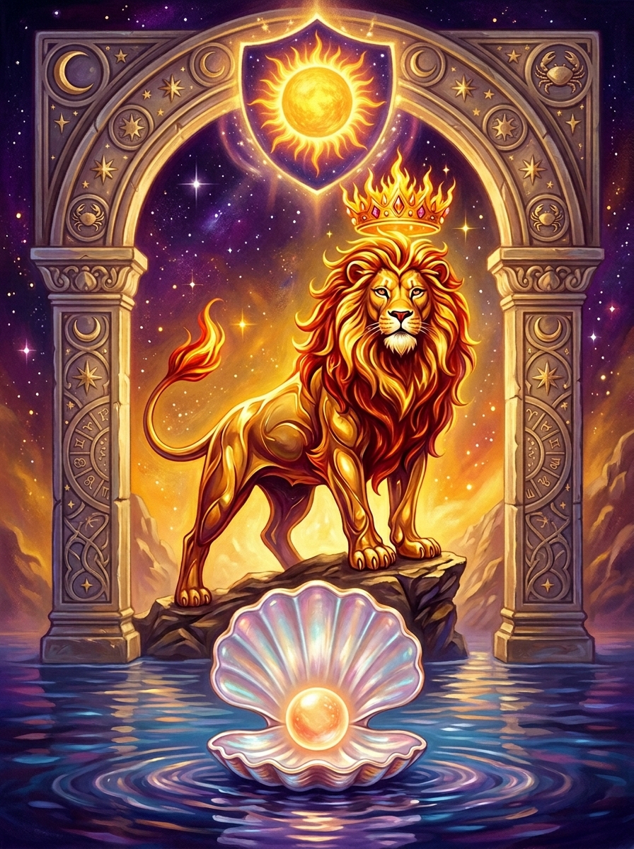 Sol en Cáncer y Ascendente en Leo: El Constructor Afectuoso
