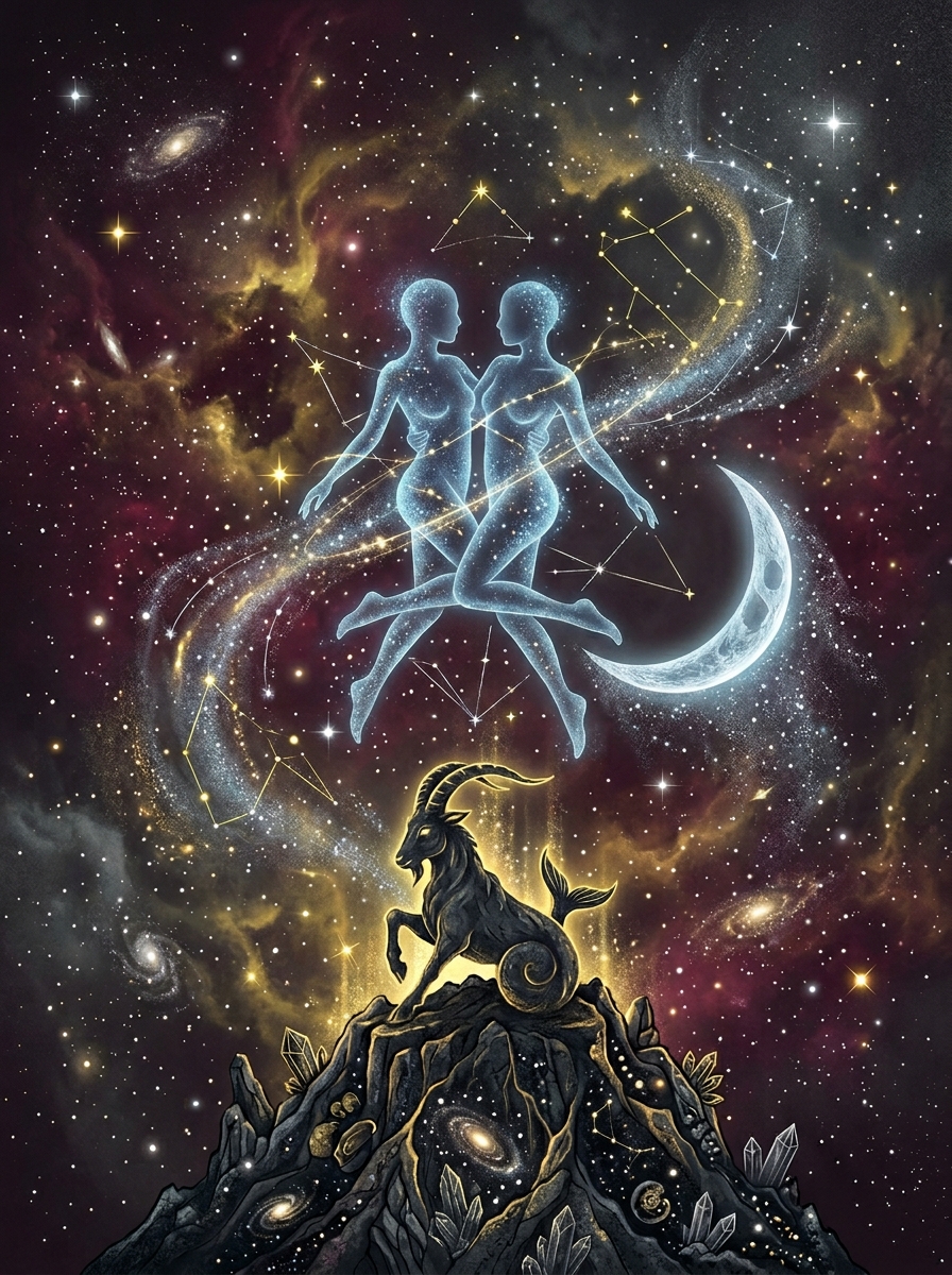 Sol en Capricornio y Ascendente en Géminis: El Comunicador Perspicaz
