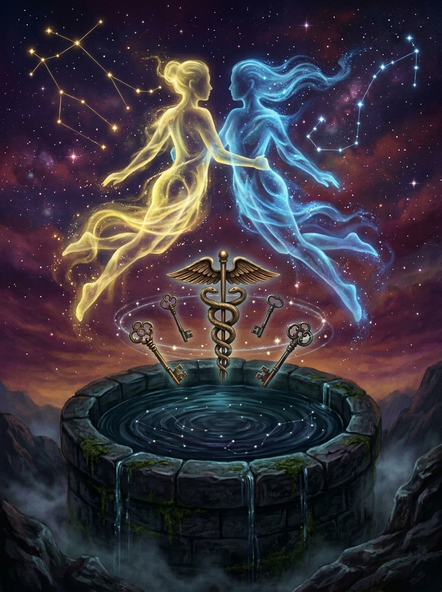 Sol en Escorpio y Ascendente en Géminis: La Alquimia de la Profundidad y la Elocuencia