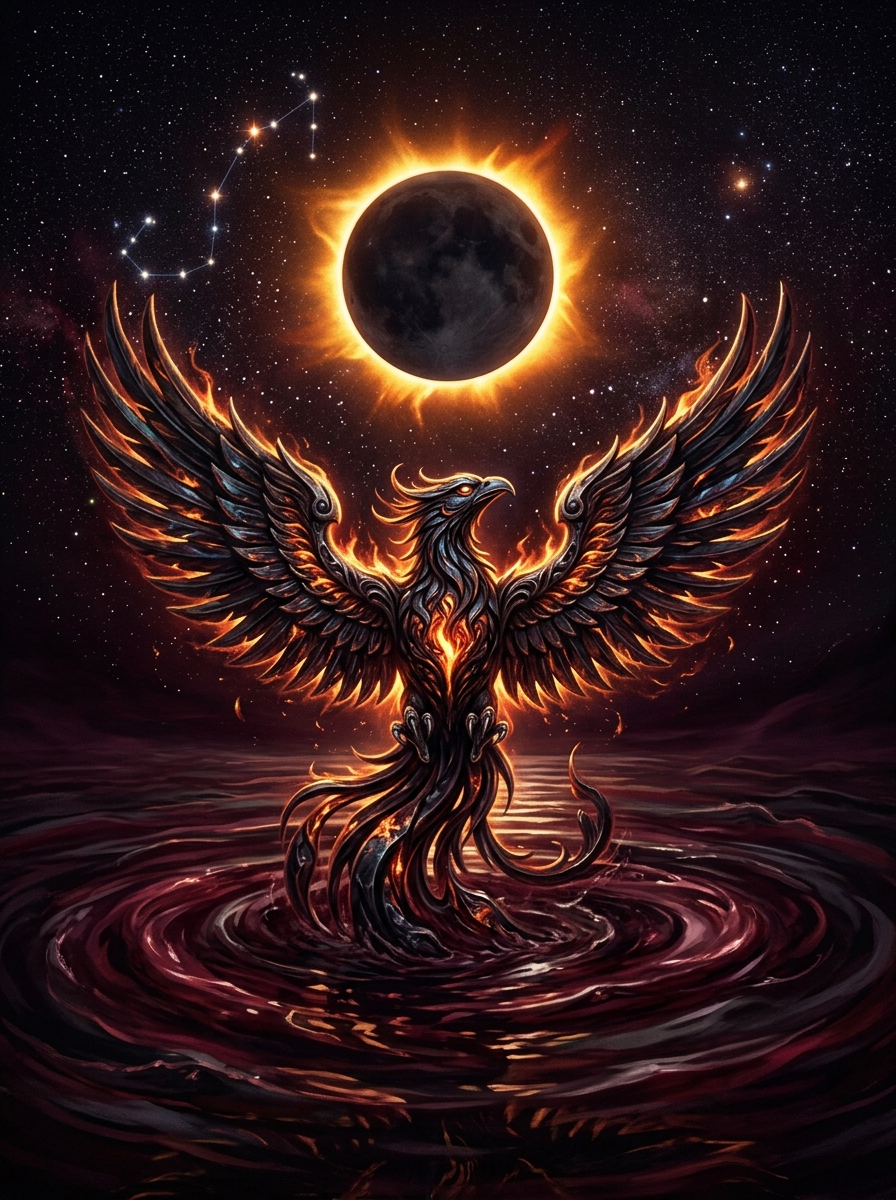 Sol en Escorpio y Luna en Escorpio: El Fénix Absoluto de la Doble Agua Fija