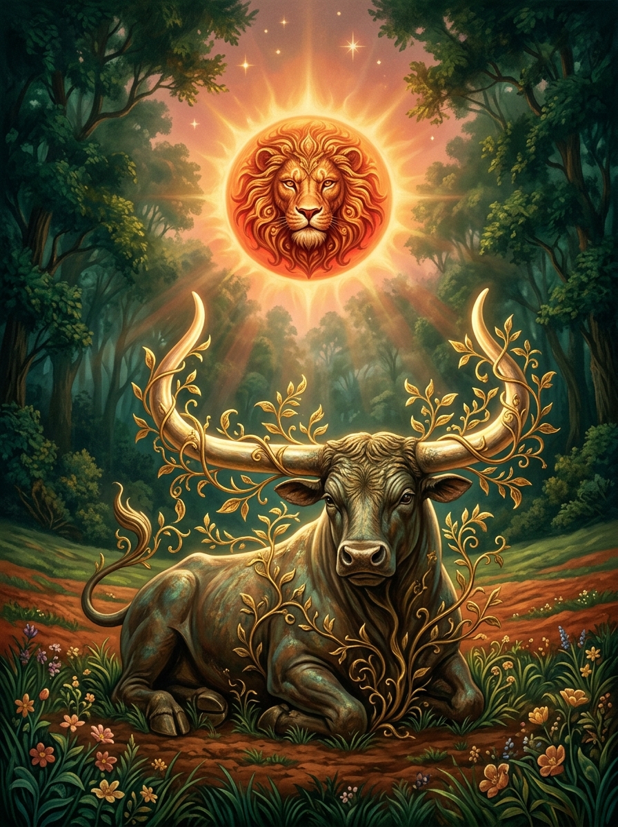 Sol en Leo y Ascendente en Tauro: El Constructor Majestuoso