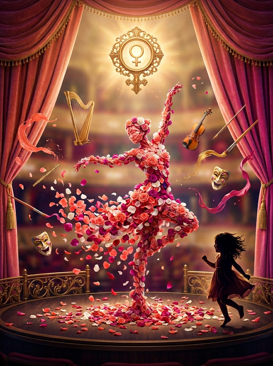 Venus en la Casa 5: El Arte del Disfrute y el Brillo de la Expresión Creativa