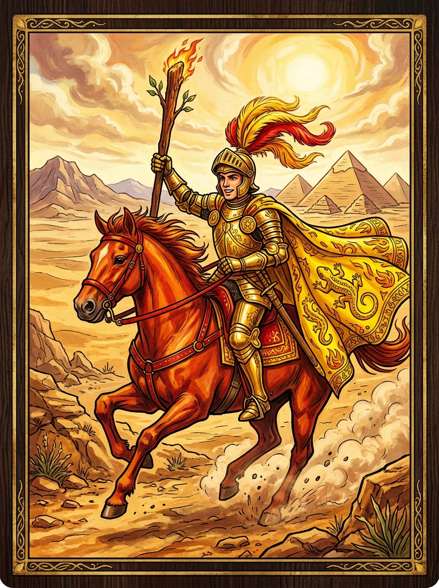 Cavalier de Bâton : Signification, Symbolisme et Interprétation du Tarot