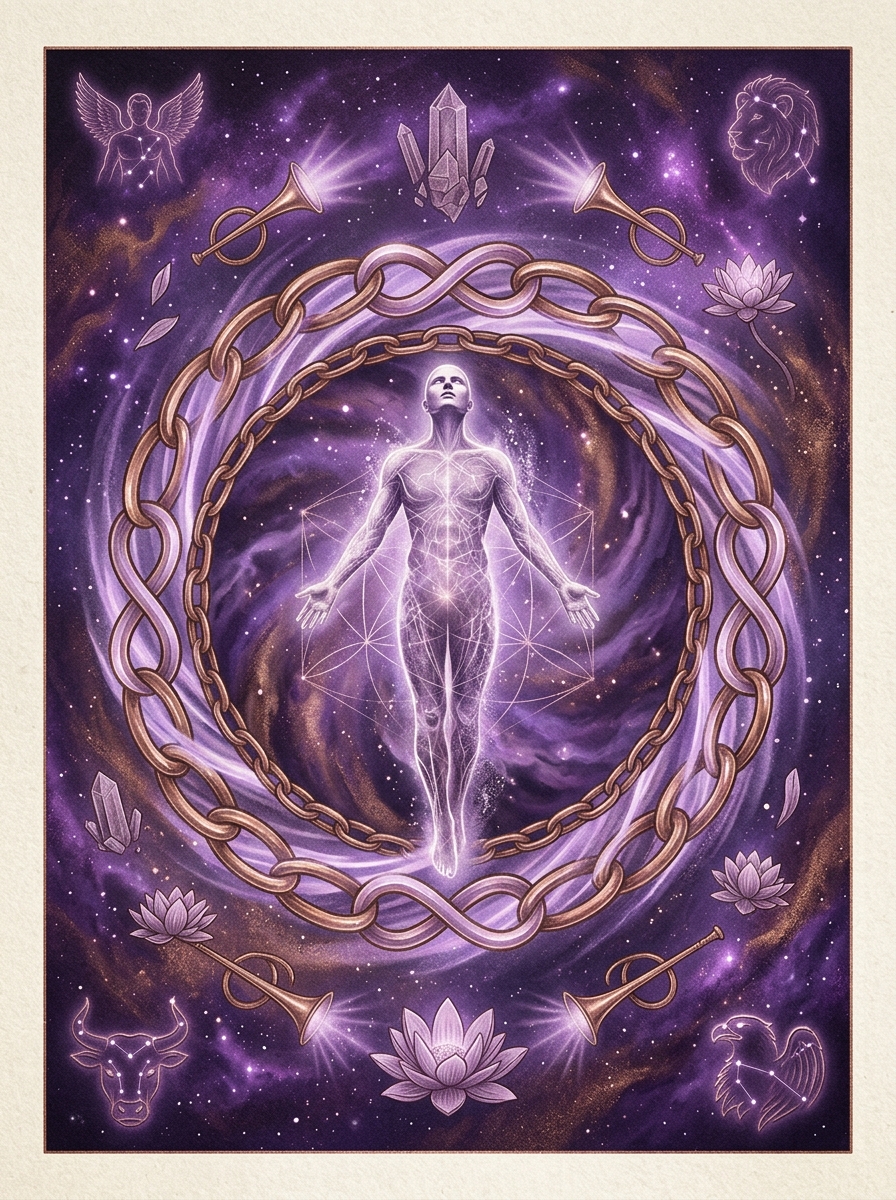 Combinaison Jugement et Le Monde au Tarot : L'Éveil Couronné par la Totalité