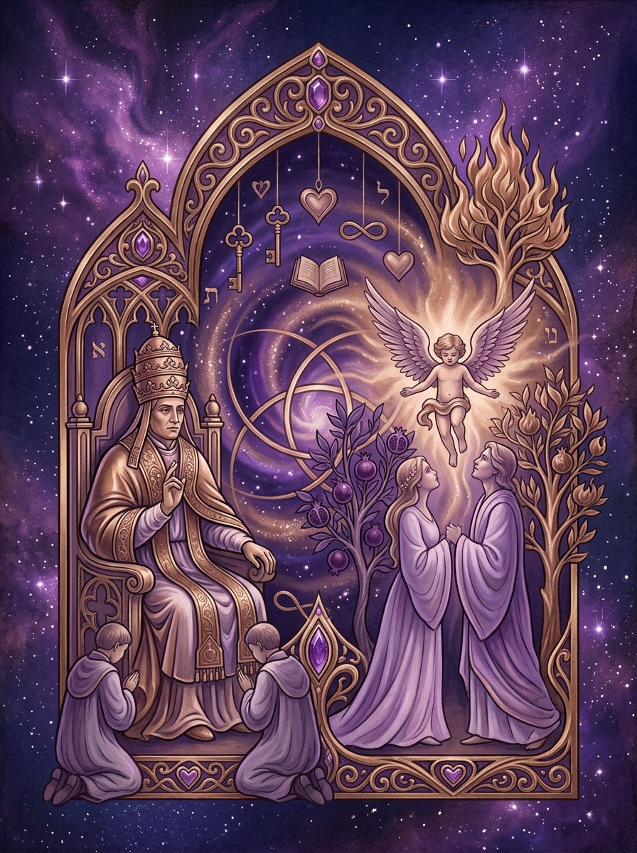 Combinaison Pape et Amoureux au Tarot : tradition, choix et libre-arbitre