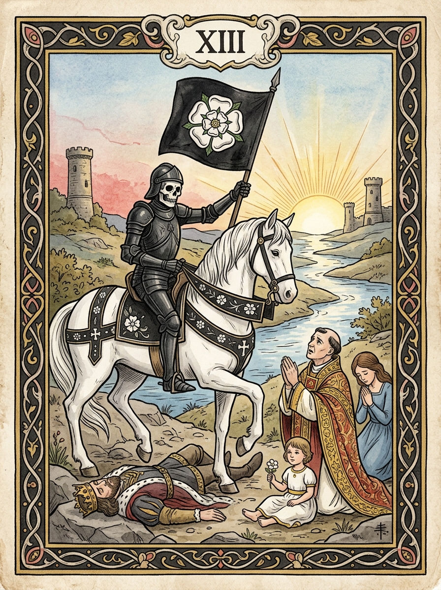 L'Arcane XIII — La Mort : Symbole de Transformation et de Renaissance