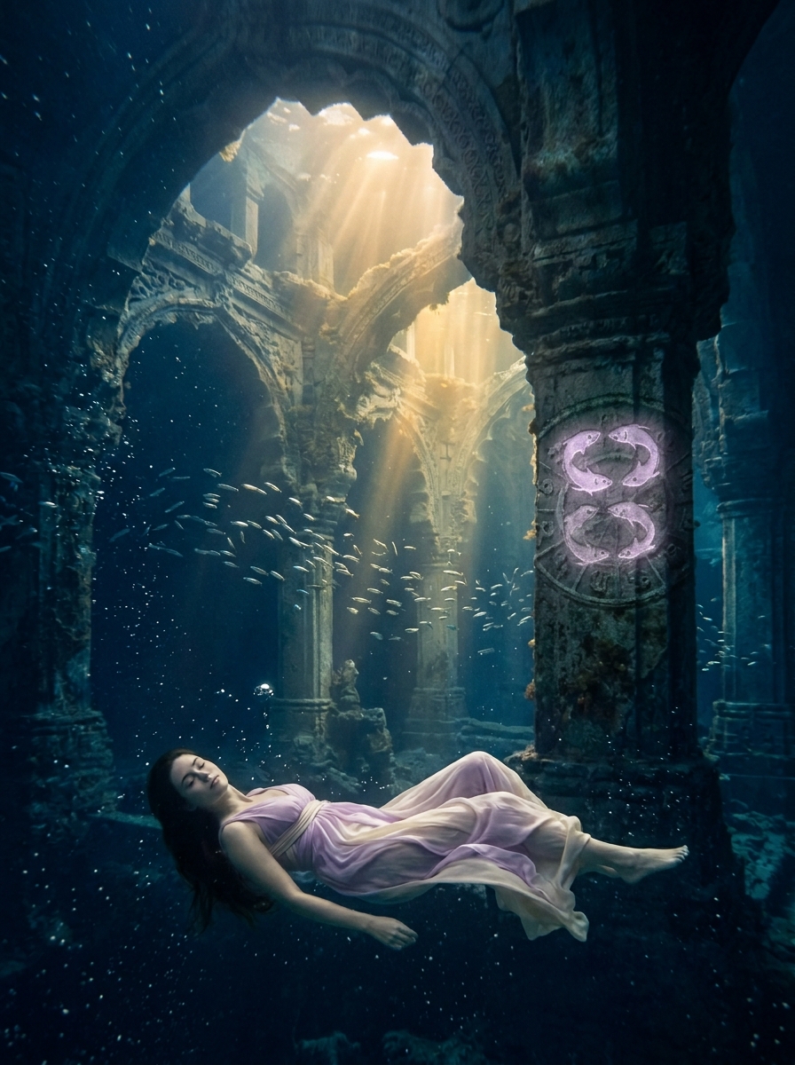 La Maison 12 en Astrologie : l'Océan de l'Inconscient, le Sanctuaire du Silence et la Dissolution de l'Ego