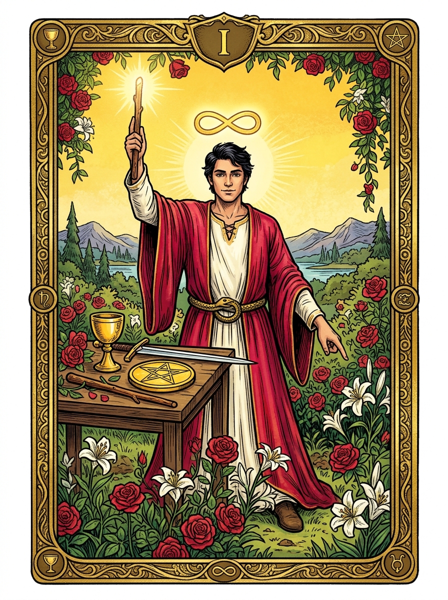 Le Bateleur : Signification du Magicien dans le Tarot