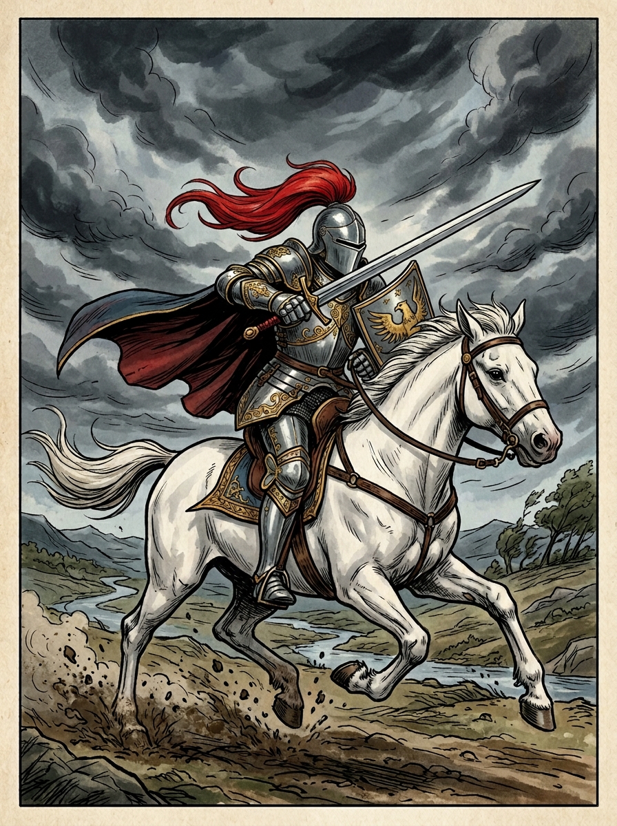 Le Cavalier d'Épée — Tranchant de l'esprit, vitesse de la vérité