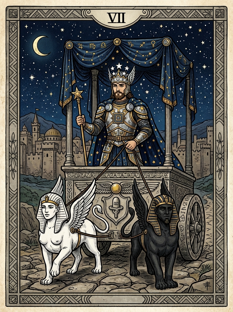 Le Chariot — Arcane VII : La Maîtrise de la Volonté