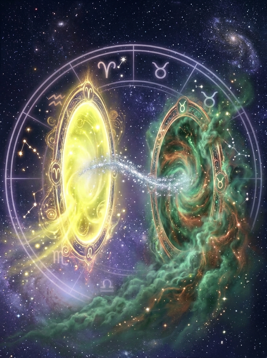 Le Semi-Sextile en Astrologie : Le Seuil d'Intégration et de Transition