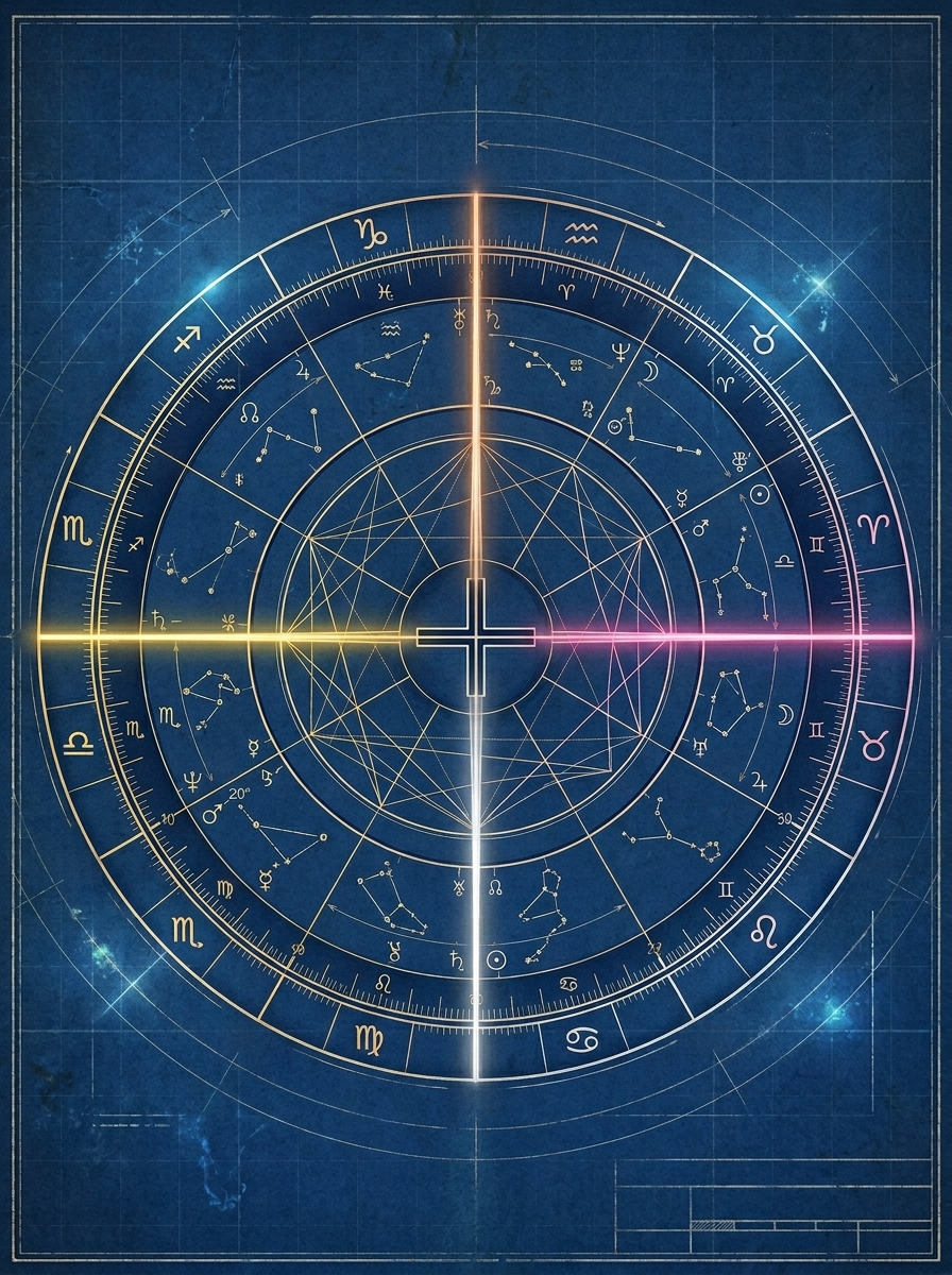 Les Axes du Thème Natal : Les Quatre Piliers de Votre Destinée Astrologique