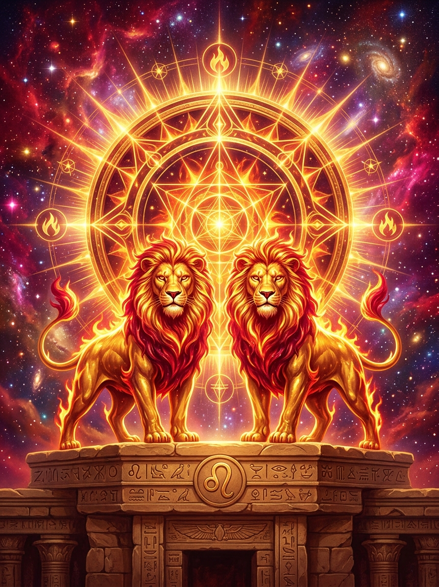 Lion et Lion : La Rencontre de Deux Soleils