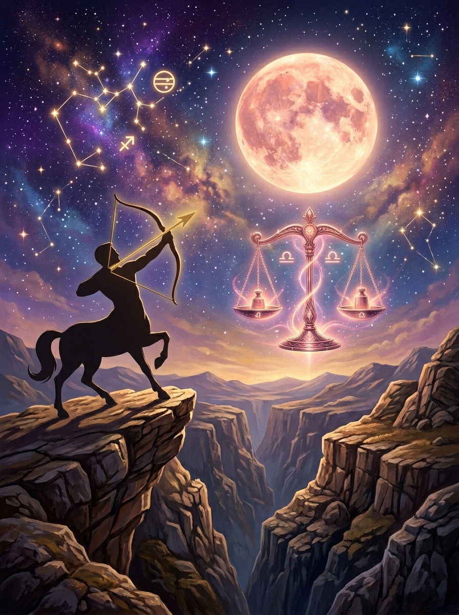 Soleil en Balance, Ascendant Sagittaire : Le Chercheur Social