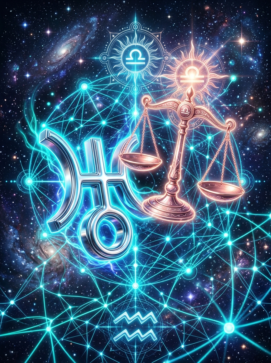 Soleil en Balance Ascendant Verseau : L'Idéaliste Communautaire