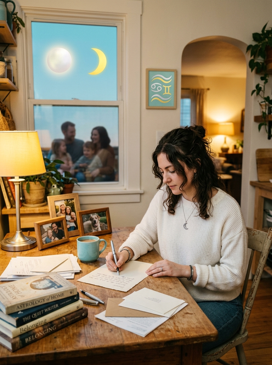 Soleil en Cancer et Lune en Gémeaux : Le Communicateur Sensible