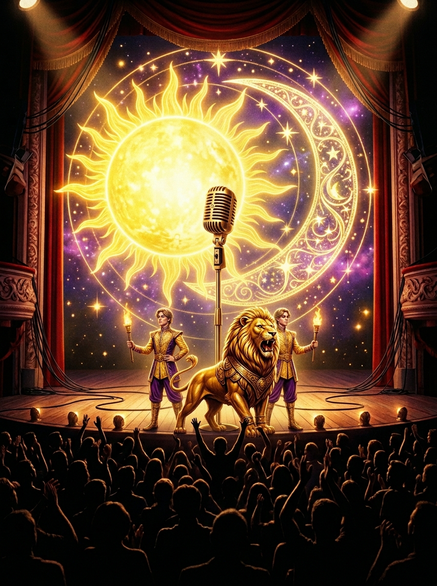 Soleil en Gémeaux, Lune en Lion : l'orateur charismatique