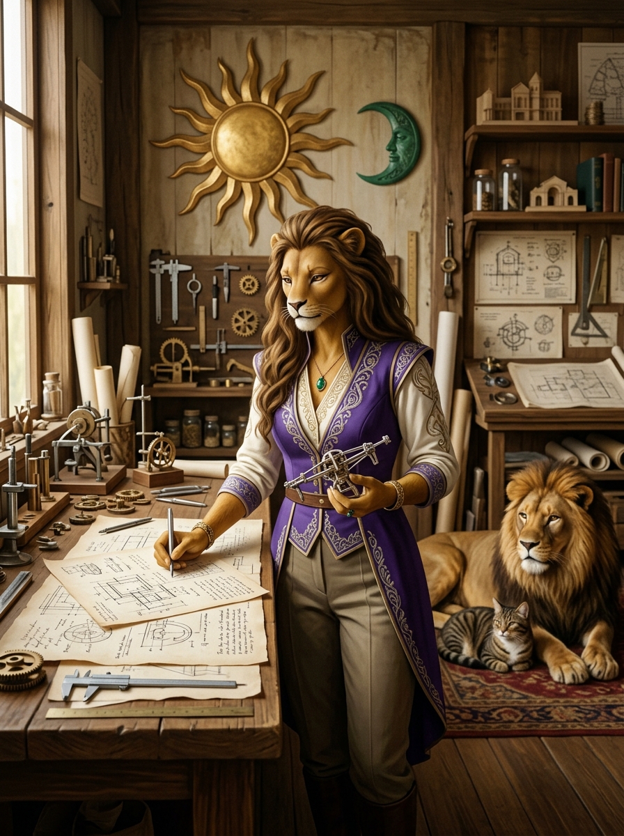Soleil en Lion et Lune en Vierge : L'Artiste Méthodique